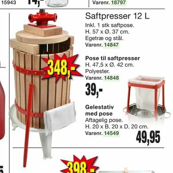 Harald Nyborg Saftpresser 12 L tilbud
