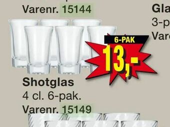 Harald Nyborg Shotglas tilbud