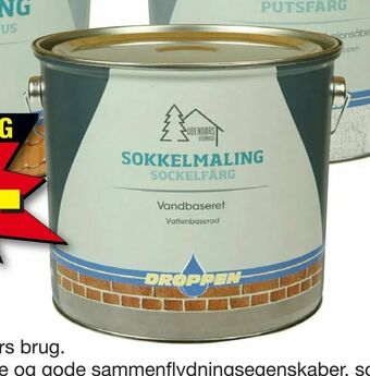 Harald Nyborg Sokkelmaling 4 L tilbud