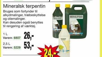 Harald Nyborg Mineralsk terpentin tilbud