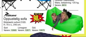 Harald Nyborg Oppustelig sofa tilbud