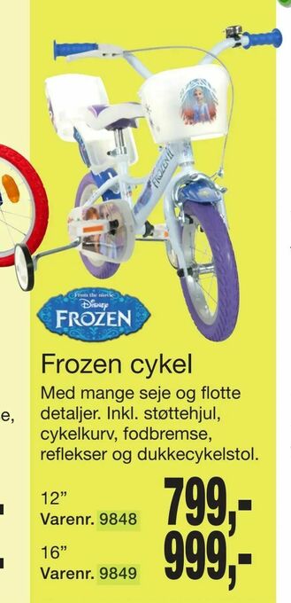 Harald Nyborg Frozen cykel tilbud