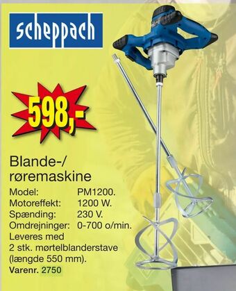 Harald Nyborg Blande-/ røremaskine tilbud