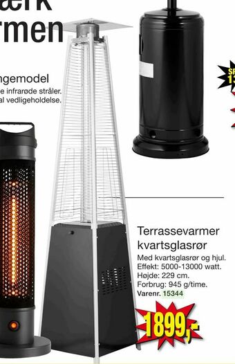 Harald Nyborg Terrassevarmer kvartsglasrør tilbud