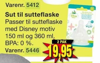 Harald Nyborg Sut til sutteflaske tilbud