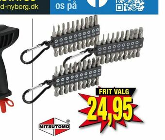 Harald Nyborg Bitssæt 10 dele tilbud