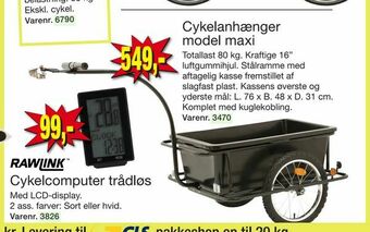 Harald Nyborg Cykelanhænger model maxi tilbud