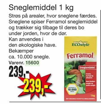 Harald Nyborg Sneglemiddel 1 kg tilbud