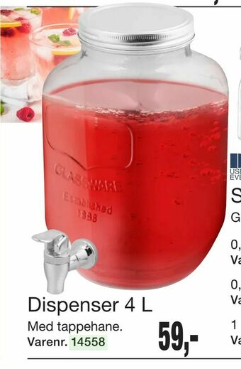 Harald Nyborg Dispenser 4 L tilbud
