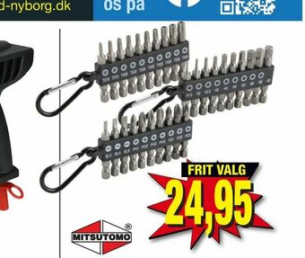 Harald Nyborg Stift bitssæt 10 dele tilbud