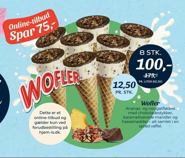 Hjem-IS Wofler tilbud