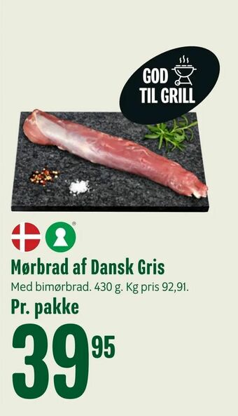 Min Købmand Mørbrad af Dansk Gris tilbud
