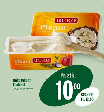 Min Købmand Buko Pikant Flødeost tilbud