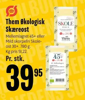 Min Købmand Them Økologisk Skæreost tilbud