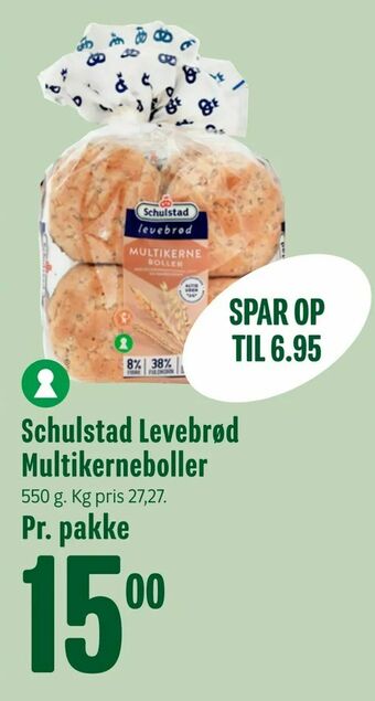 Min Købmand Schulstad Levebrød Multikerneboller tilbud