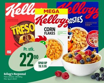 Min Købmand Kellogg's Morgenmad tilbud
