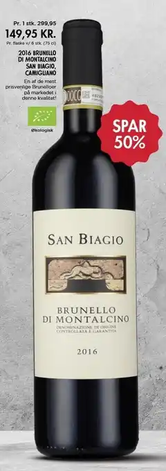 2016 brunello di montaicino san biagio, camguano