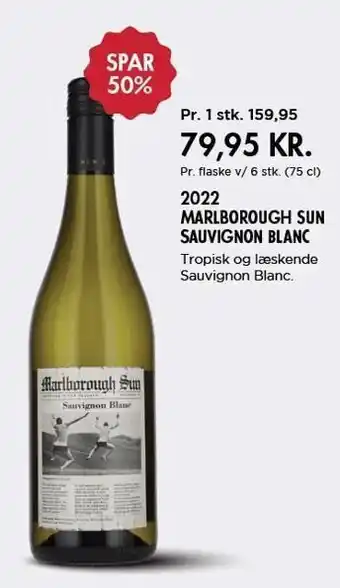 MENY 2022 marlborough sun sauvignon blanc tilbud