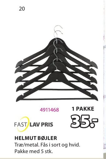 JYSK Helmut Bøjler tilbud