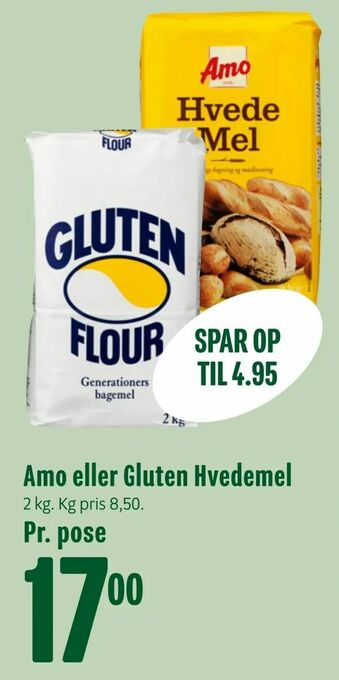 Min Købmand Amo eller Gluten Hvedemel tilbud