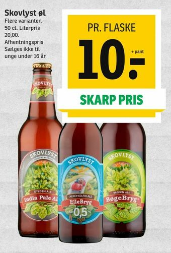 SPAR Skovlyst øl tilbud