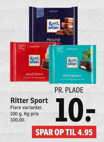SPAR Ritter Sport tilbud