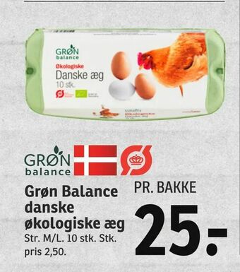 SPAR Grøn Balance danske økologiske æg tilbud