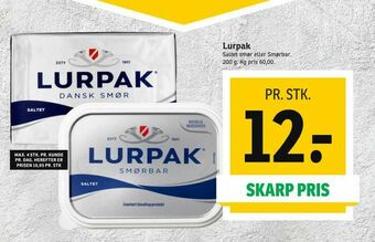 SPAR Lurpak tilbud