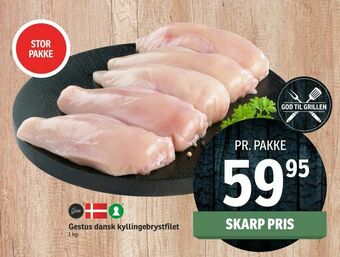 SPAR Gestus dansk kyllingebrystfilet tilbud