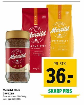 SPAR Merrild eller Lavazza tilbud
