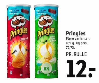 SPAR Pringles tilbud