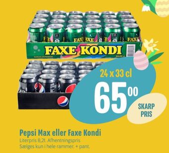 Min Købmand Pepsi max cola tilbud