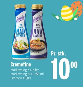 Cremefine madlavningsfløde 7 %