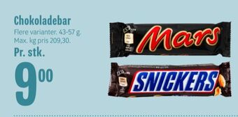 Mars chokoladebar