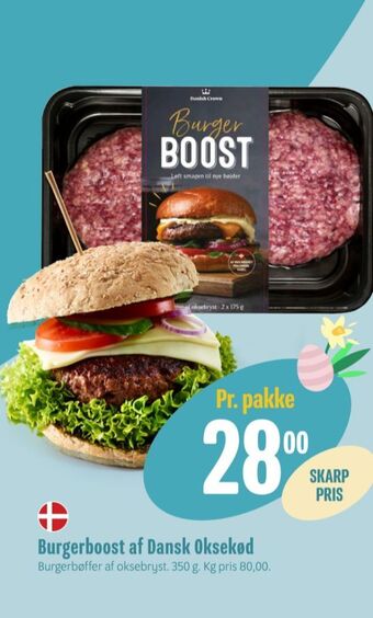 Burger boost hakkebøffer