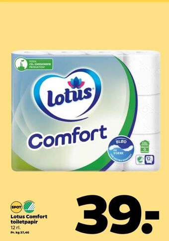 Netto Comfort toiletpapir tilbud