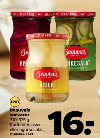 Netto Beauvais agurkesalat tilbud