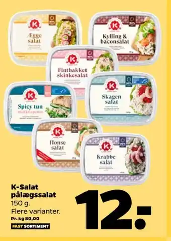 Netto K-salat æggesalat tilbud