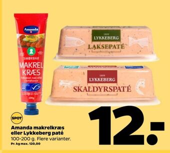 Netto Lykkeberg skaldyrspaté tilbud