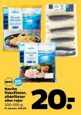Netto Navito fiskefileter tilbud