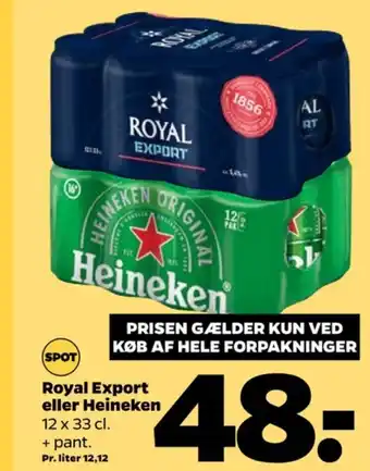 Netto Heineken øl tilbud