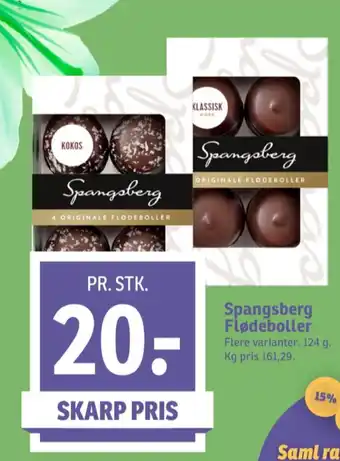 SPAR Spangsberg flødeboller klassisk tilbud
