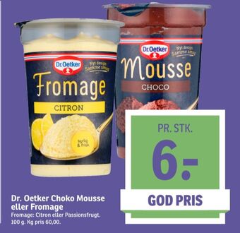 SPAR Dr oetker fromage citron tilbud