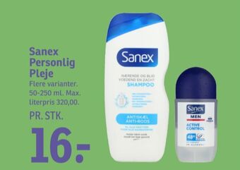 SPAR Sanex shampoo tilbud