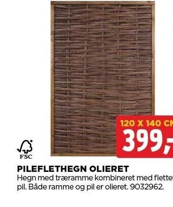 jem & fix Pileflethegn olieret tilbud