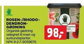 jem & fix Rosen-/rhododendron gødning tilbud