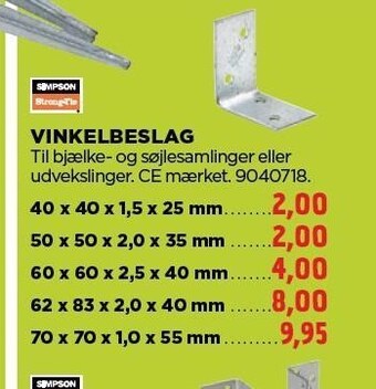 Vinkelbeslag