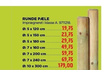 jem & fix Runde pæle tilbud