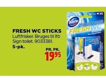 Fresh wc sticks