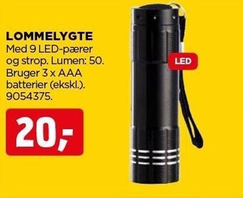 jem & fix Lommelygte tilbud